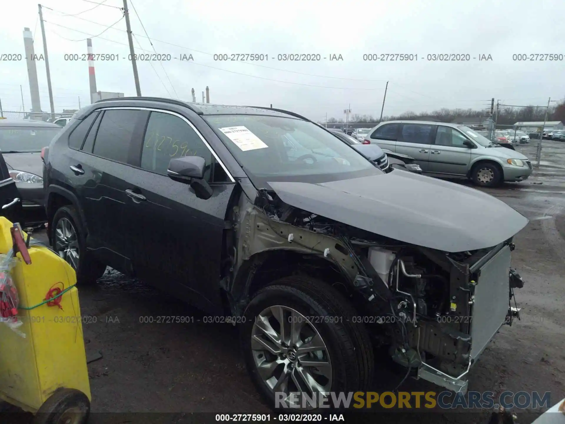 1 Photograph of a damaged car 2T3N1RFV2LC063676 TOYOTA RAV4 2020