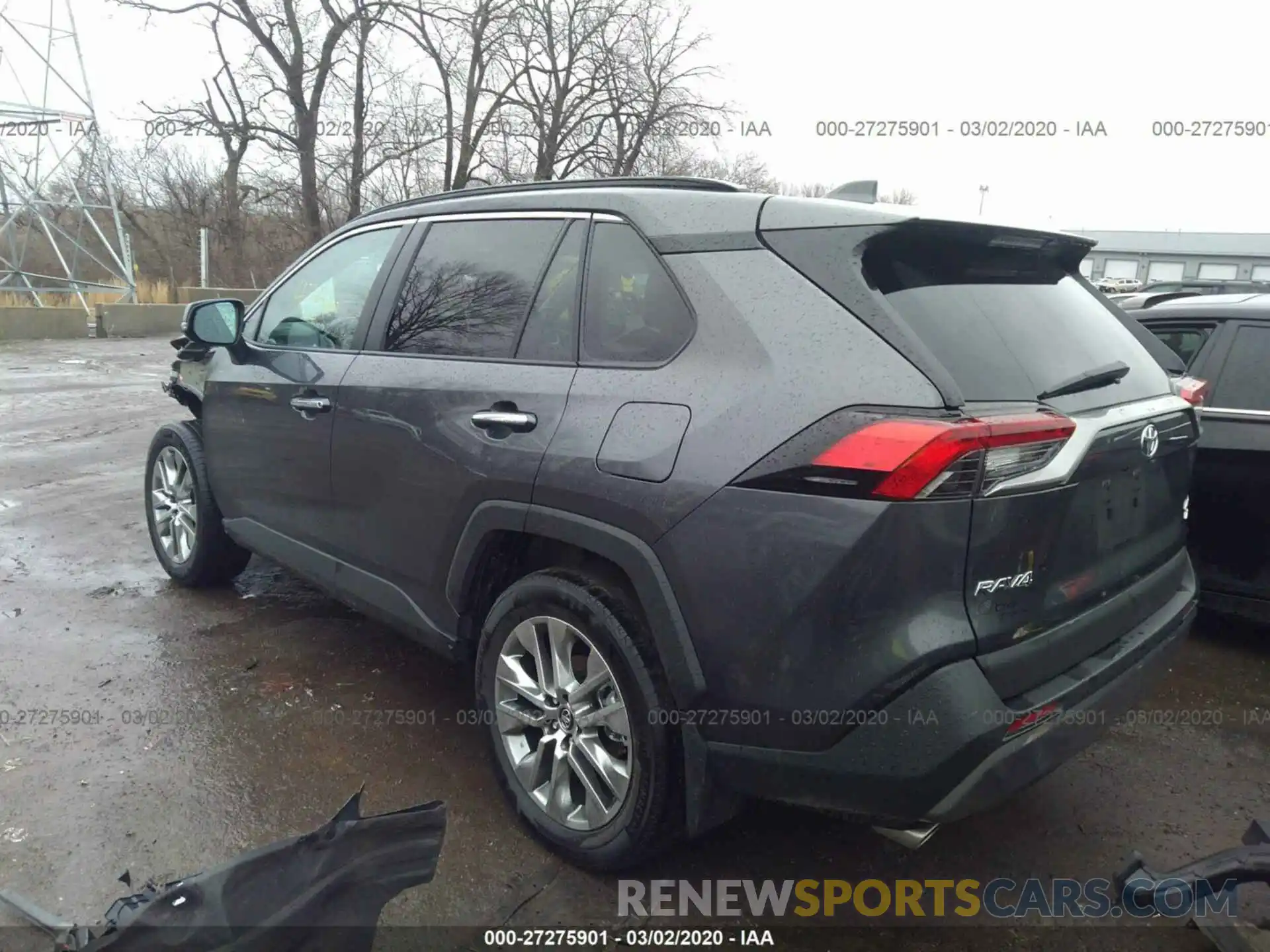 3 Photograph of a damaged car 2T3N1RFV2LC063676 TOYOTA RAV4 2020