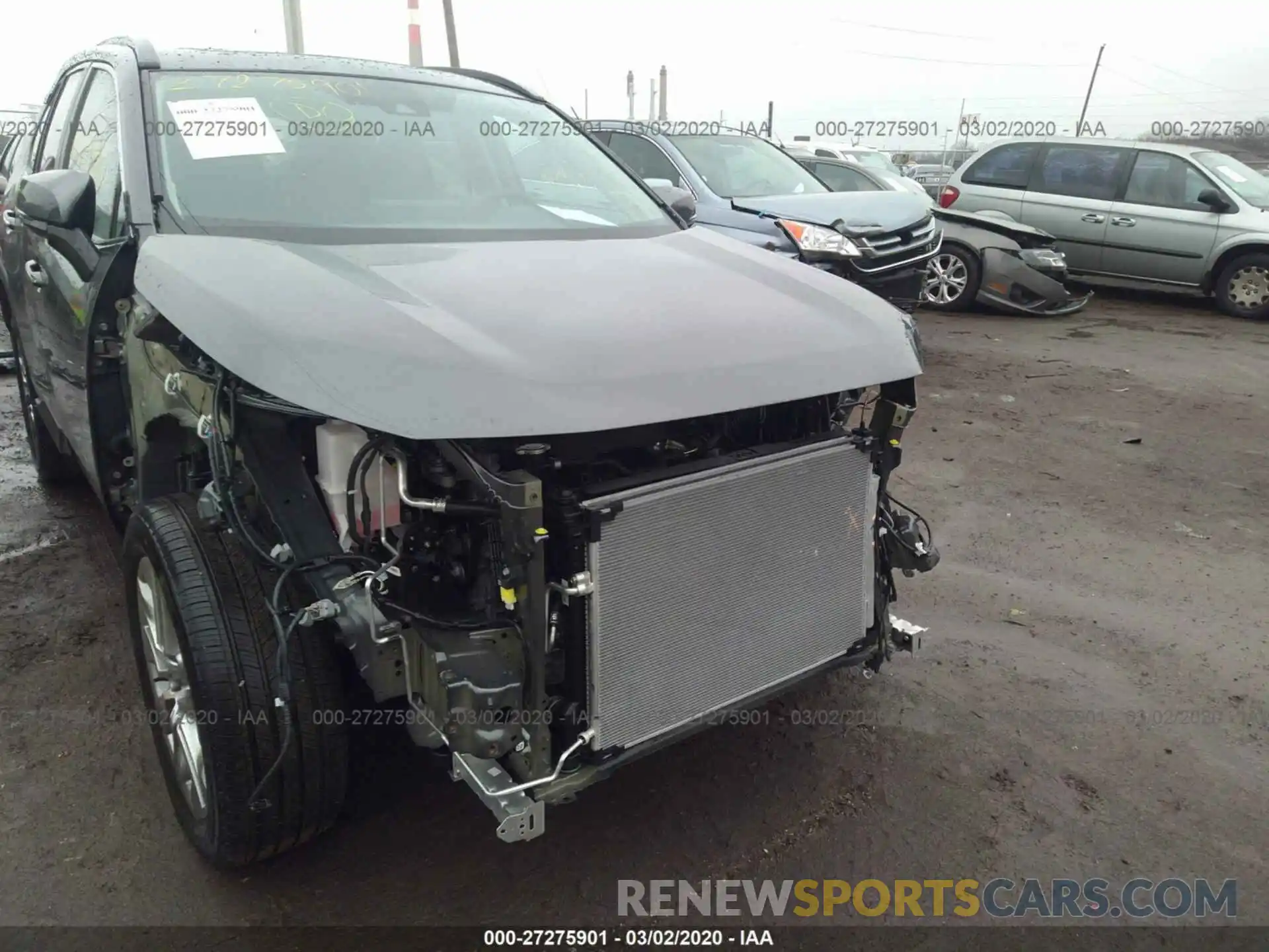 6 Photograph of a damaged car 2T3N1RFV2LC063676 TOYOTA RAV4 2020