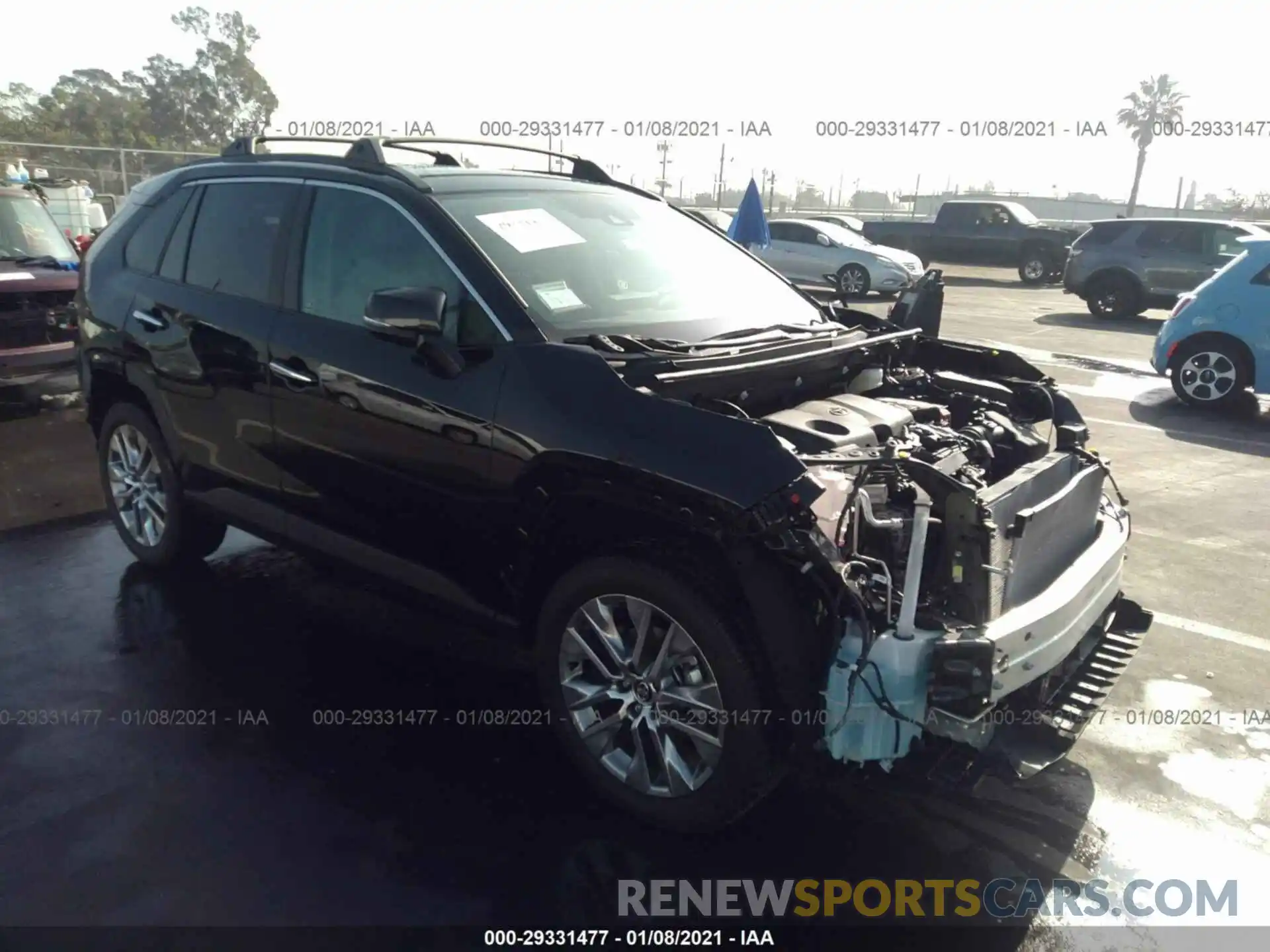 1 Photograph of a damaged car 2T3N1RFV3LC120371 TOYOTA RAV4 2020