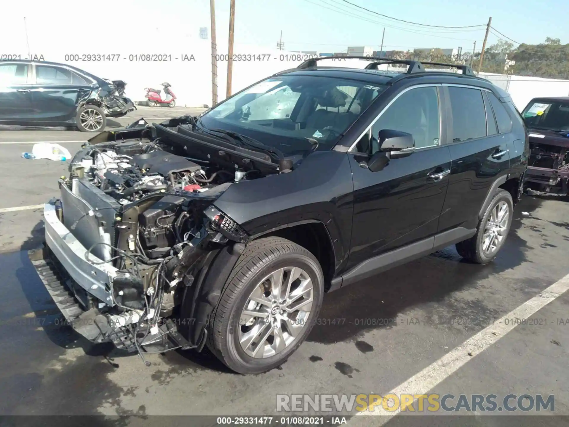 2 Photograph of a damaged car 2T3N1RFV3LC120371 TOYOTA RAV4 2020