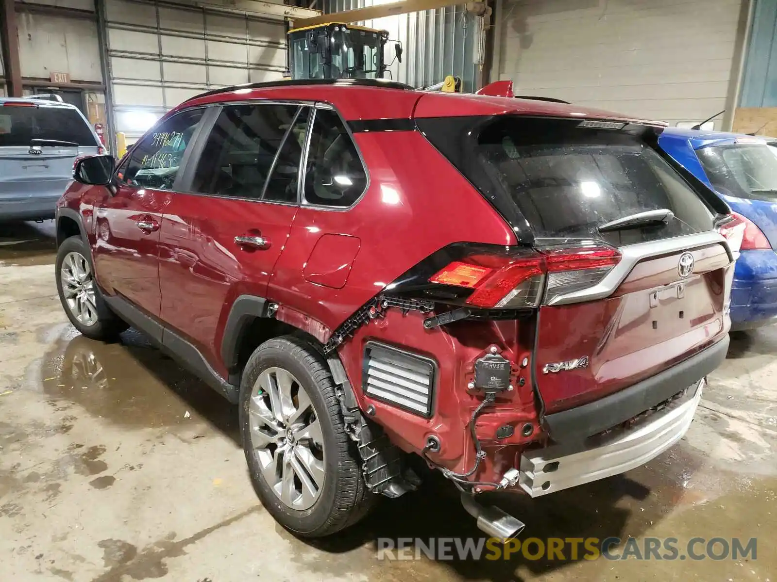 3 Photograph of a damaged car 2T3N1RFV9LW108160 TOYOTA RAV4 2020