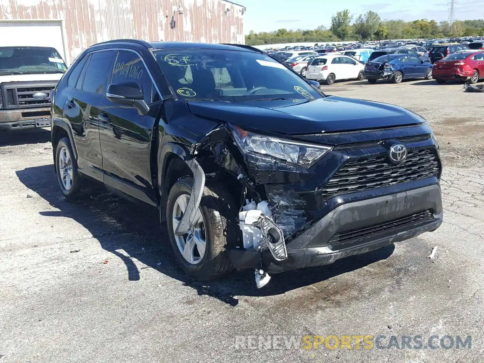 1 Photograph of a damaged car 2T3P1RFV0LC065323 TOYOTA RAV4 2020