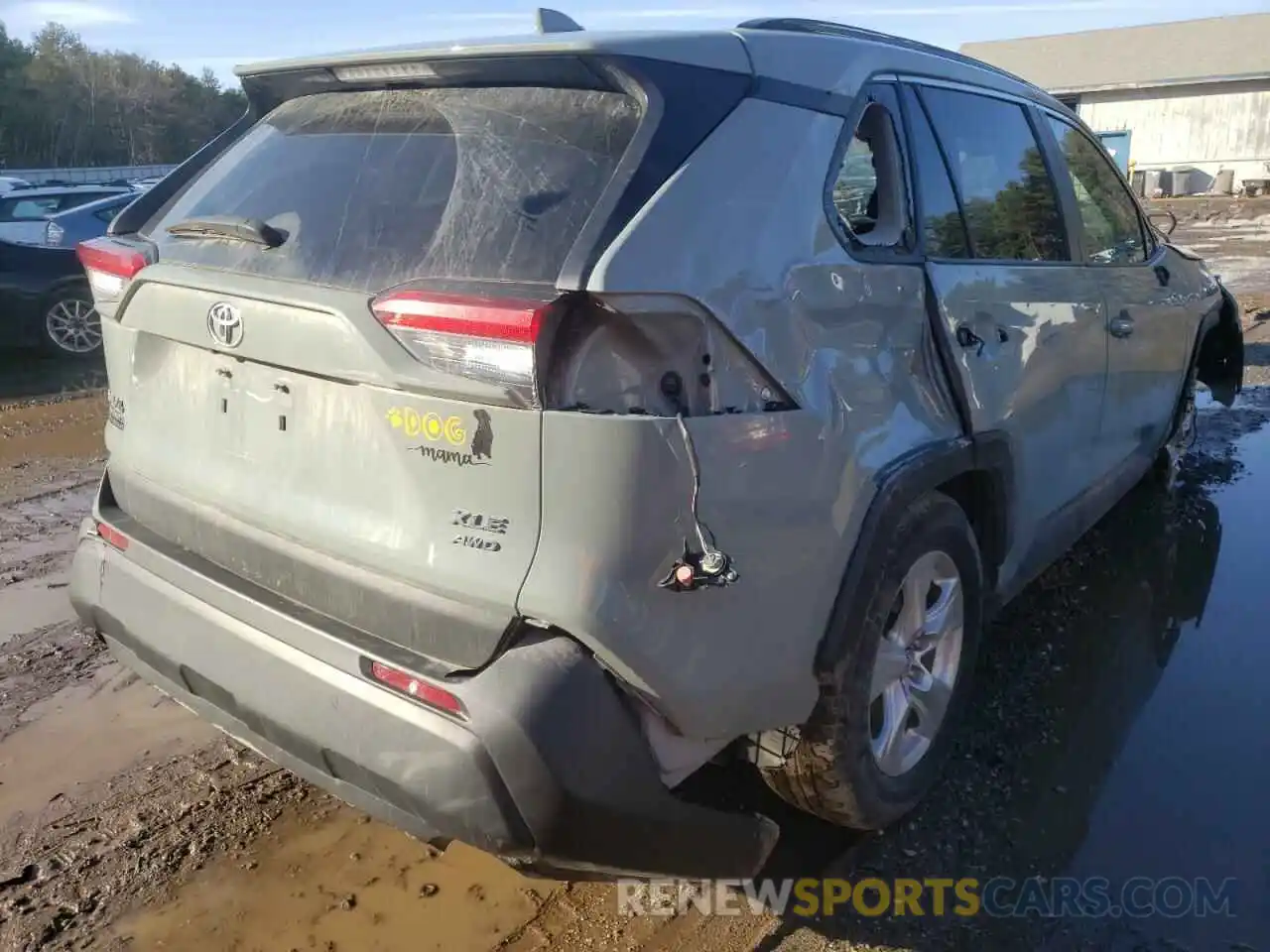 4 Photograph of a damaged car 2T3P1RFV0LC067332 TOYOTA RAV4 2020