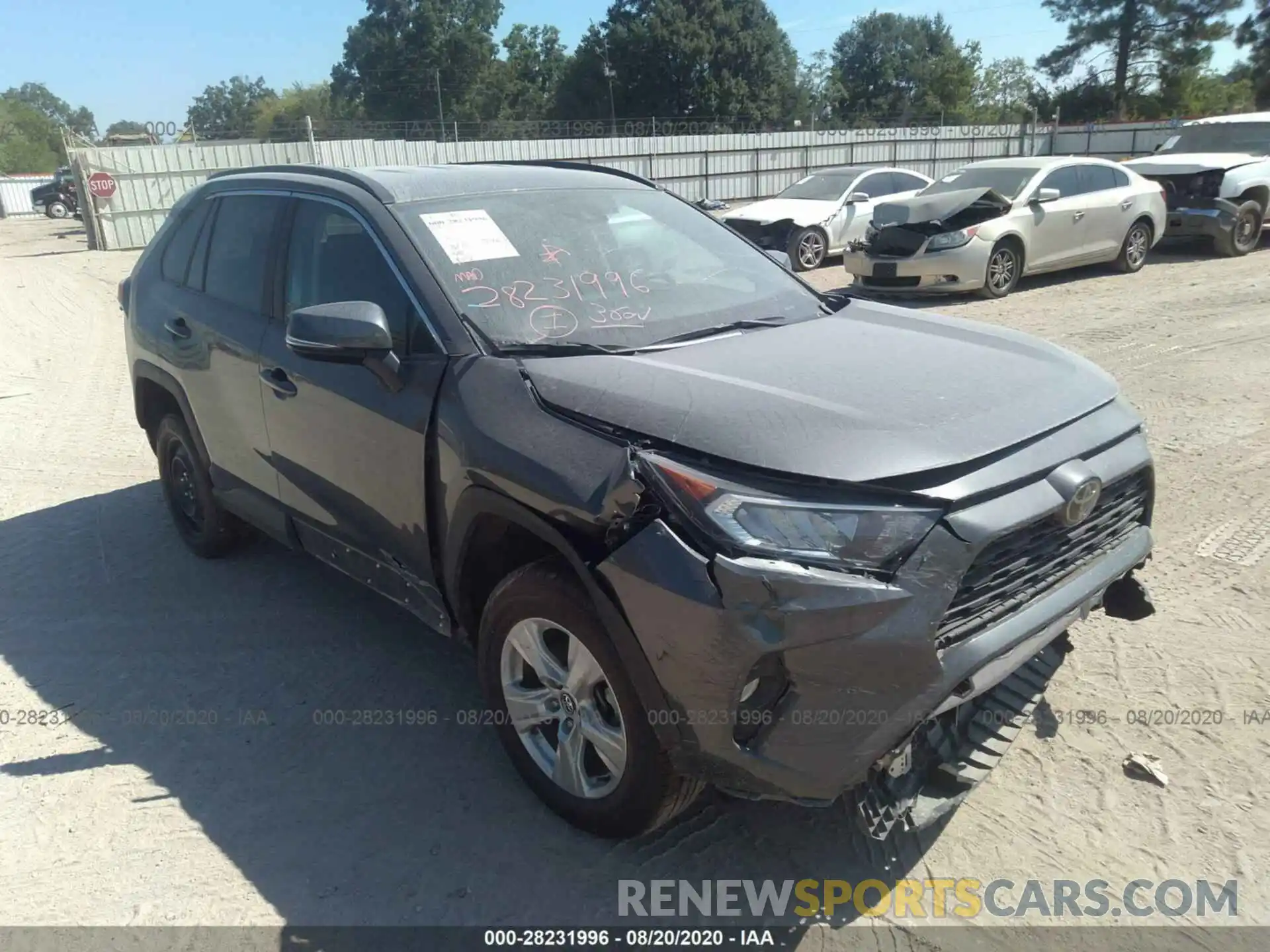 1 Photograph of a damaged car 2T3P1RFV0LC084874 TOYOTA RAV4 2020