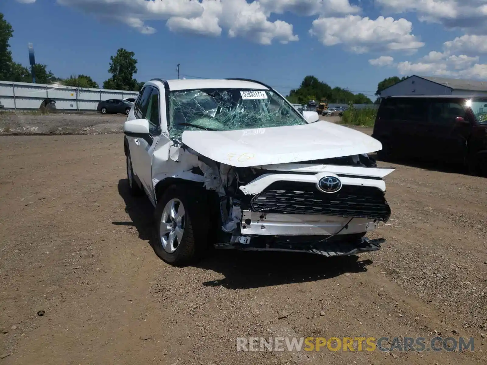 9 Photograph of a damaged car 2T3P1RFV0LC101964 TOYOTA RAV4 2020