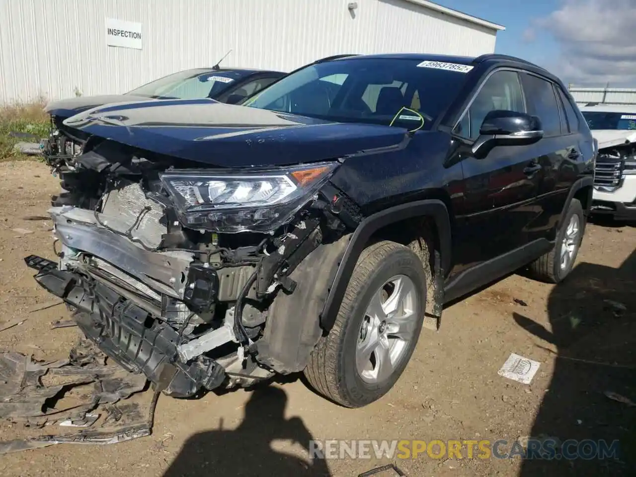 2 Photograph of a damaged car 2T3P1RFV0LC103522 TOYOTA RAV4 2020