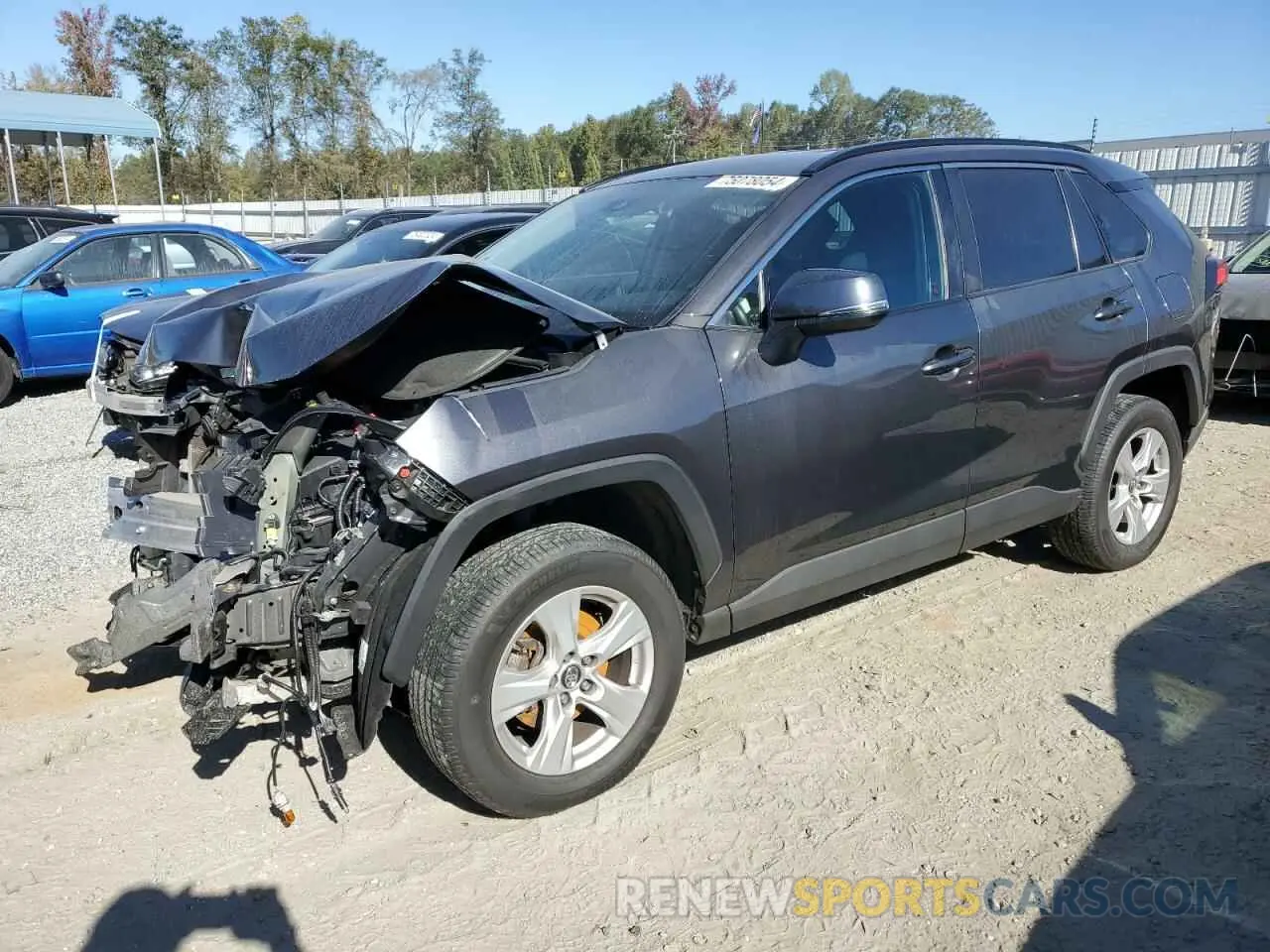 1 Photograph of a damaged car 2T3P1RFV0LC130199 TOYOTA RAV4 2020