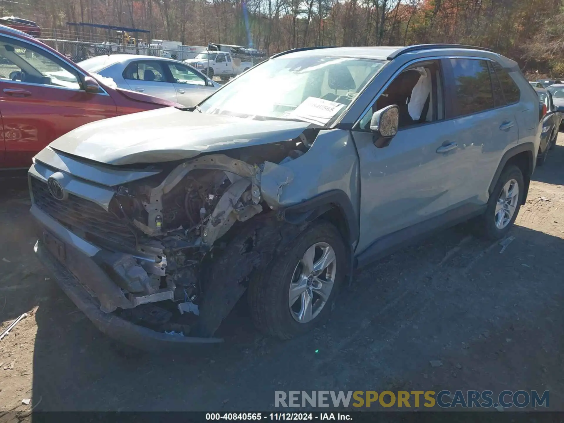 2 Photograph of a damaged car 2T3P1RFV0LW087434 TOYOTA RAV4 2020