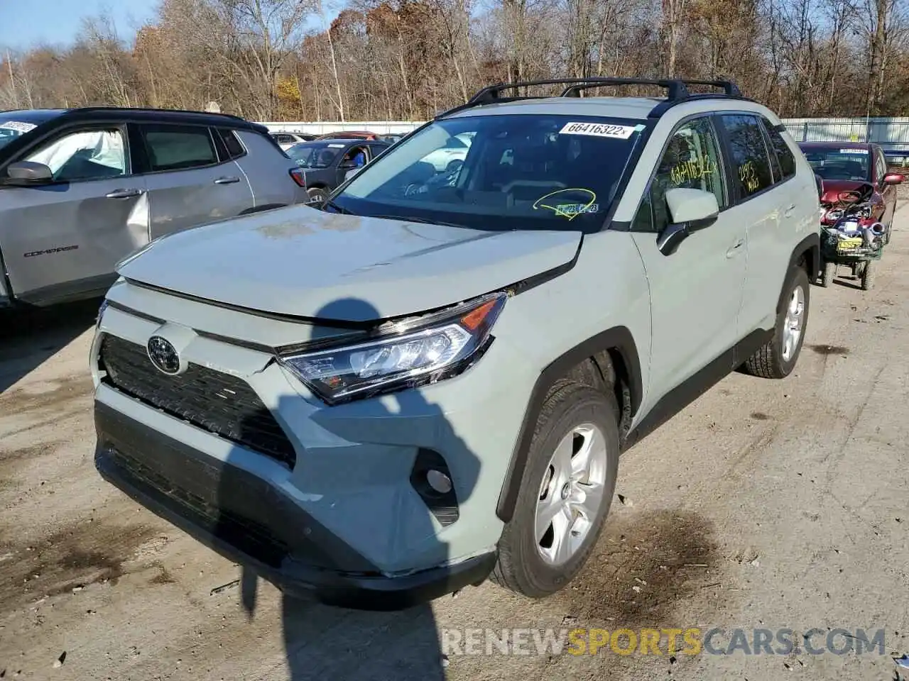 2 Photograph of a damaged car 2T3P1RFV0LW095209 TOYOTA RAV4 2020