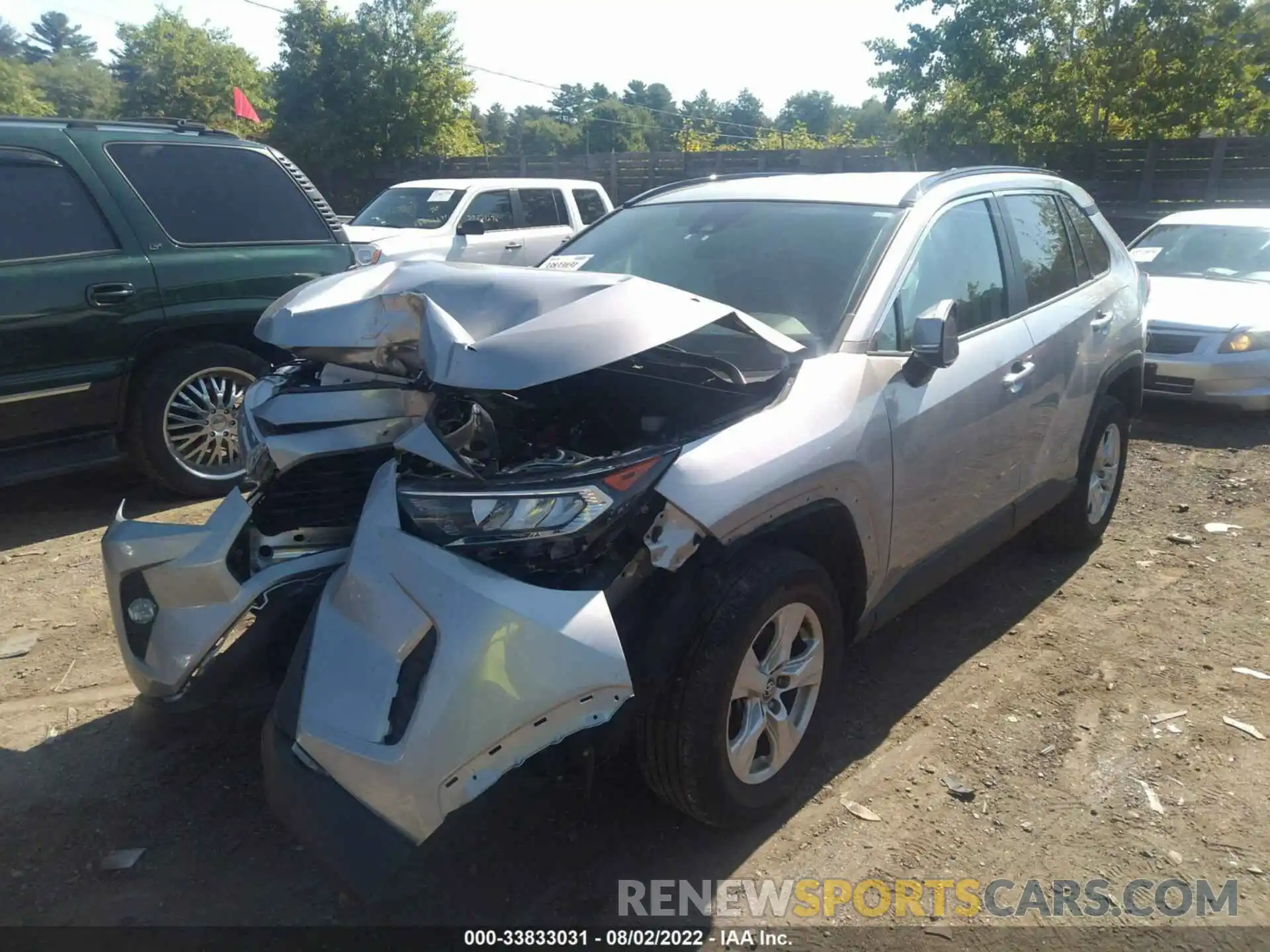 2 Photograph of a damaged car 2T3P1RFV1LC071745 TOYOTA RAV4 2020