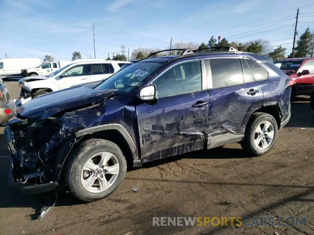 1 Photograph of a damaged car 2T3P1RFV1LC088853 TOYOTA RAV4 2020