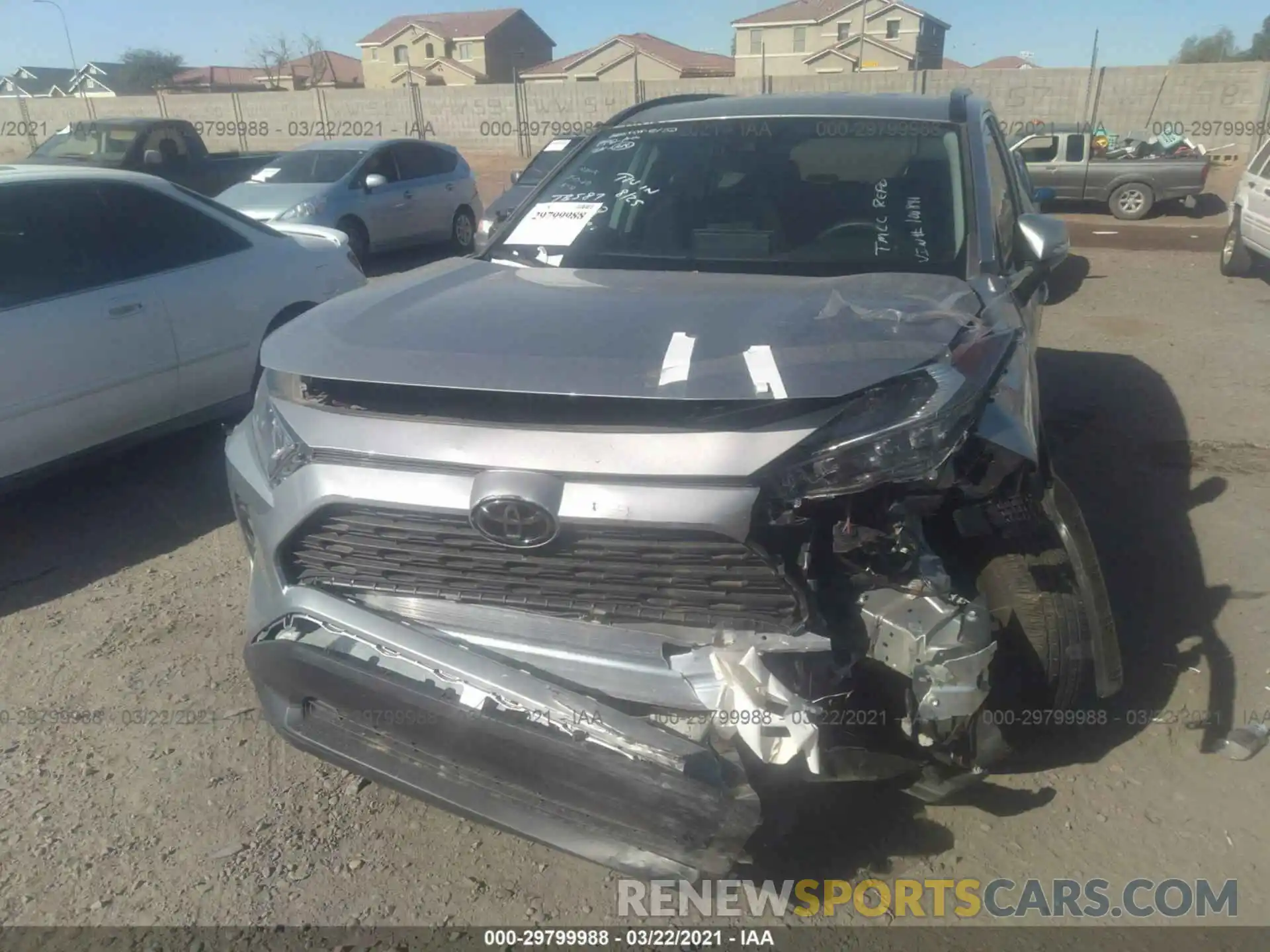 6 Photograph of a damaged car 2T3P1RFV1LC100841 TOYOTA RAV4 2020