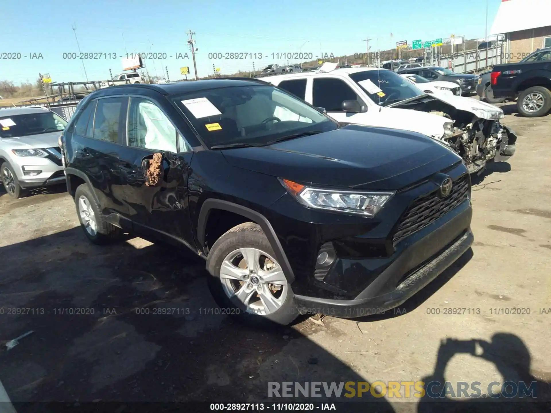 1 Photograph of a damaged car 2T3P1RFV1LC101956 TOYOTA RAV4 2020