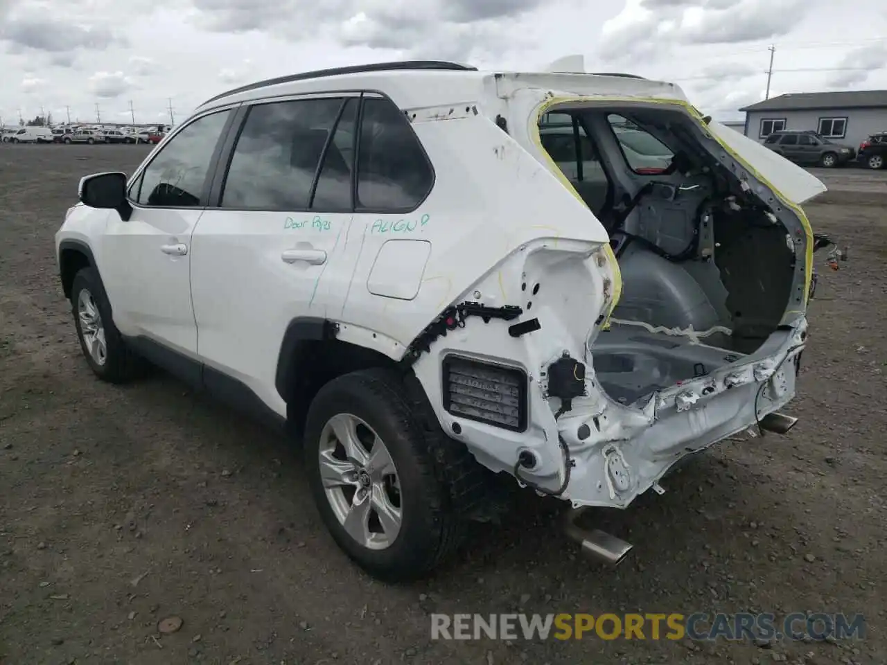 3 Photograph of a damaged car 2T3P1RFV1LC108423 TOYOTA RAV4 2020