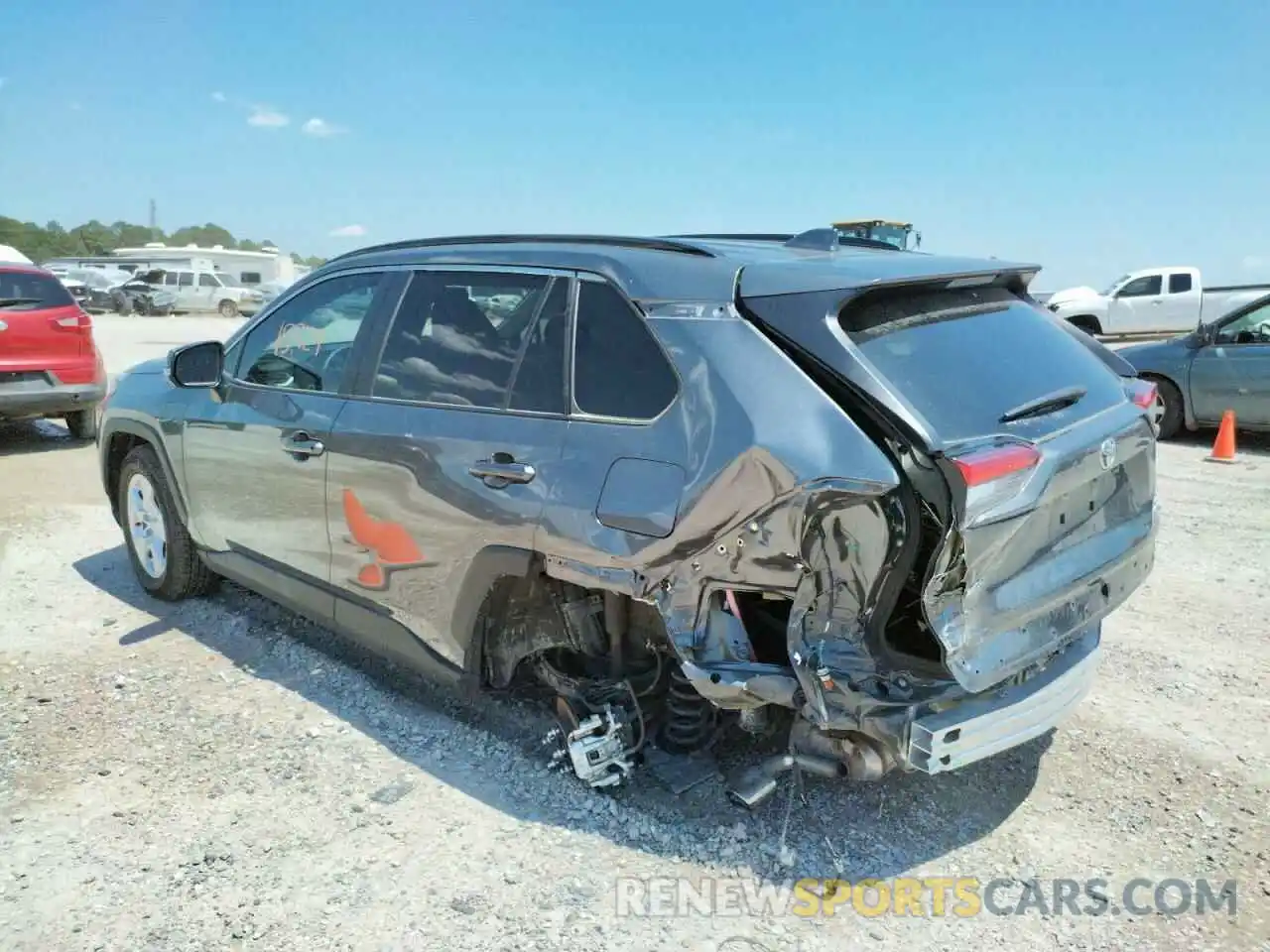 3 Photograph of a damaged car 2T3P1RFV1LC124377 TOYOTA RAV4 2020