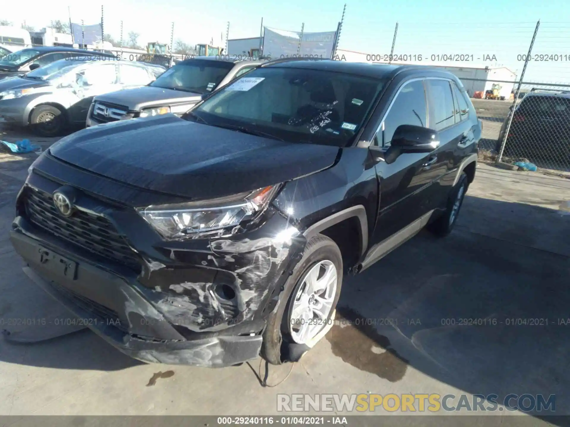 2 Photograph of a damaged car 2T3P1RFV1LC128588 TOYOTA RAV4 2020