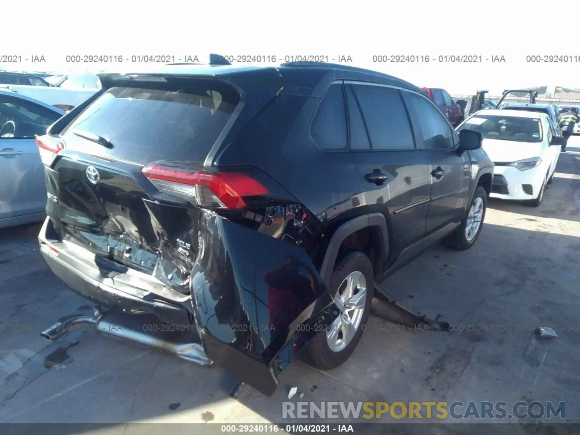 4 Photograph of a damaged car 2T3P1RFV1LC128588 TOYOTA RAV4 2020