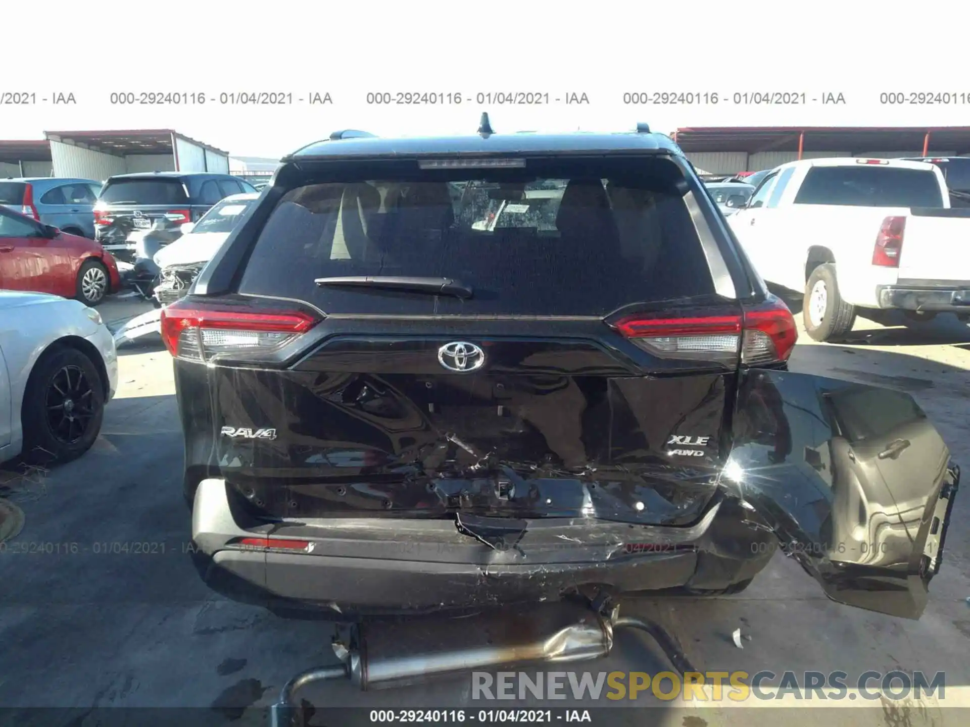 6 Photograph of a damaged car 2T3P1RFV1LC128588 TOYOTA RAV4 2020