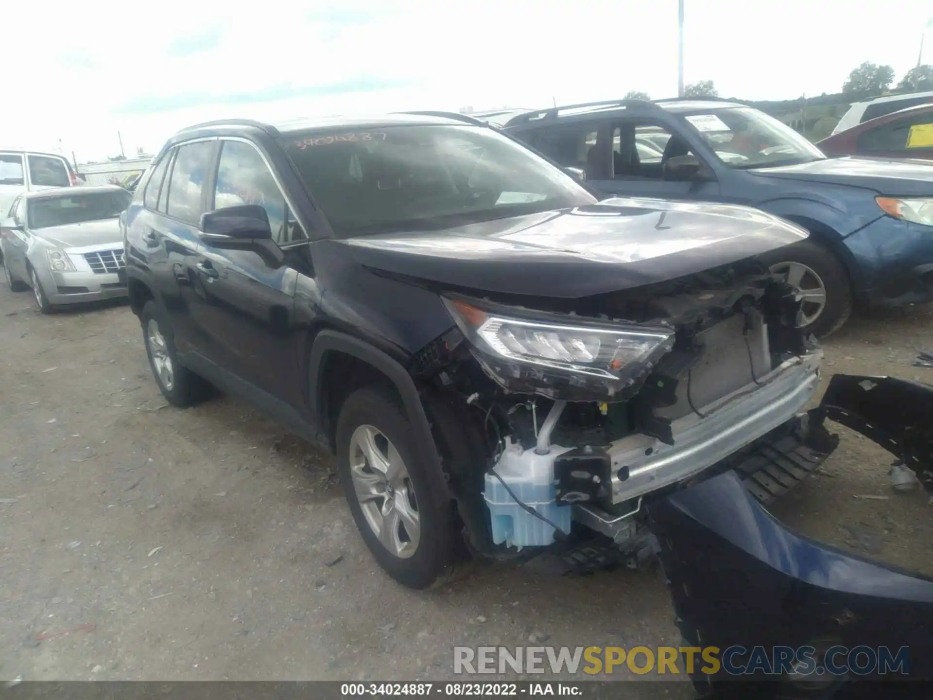 1 Photograph of a damaged car 2T3P1RFV1LW084350 TOYOTA RAV4 2020