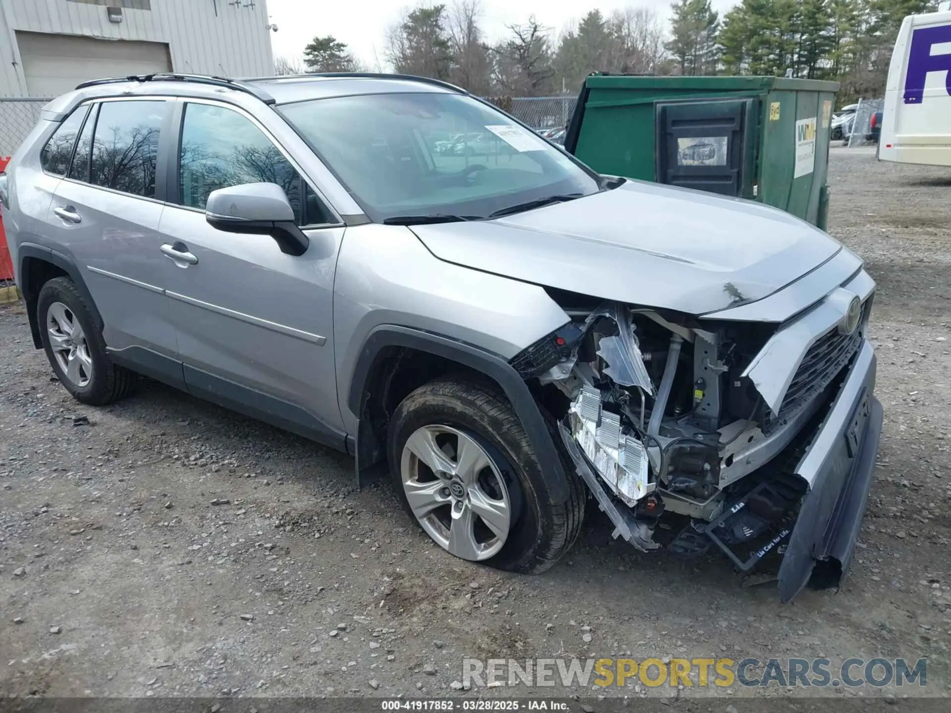 1 Photograph of a damaged car 2T3P1RFV1LW128217 TOYOTA RAV4 2020