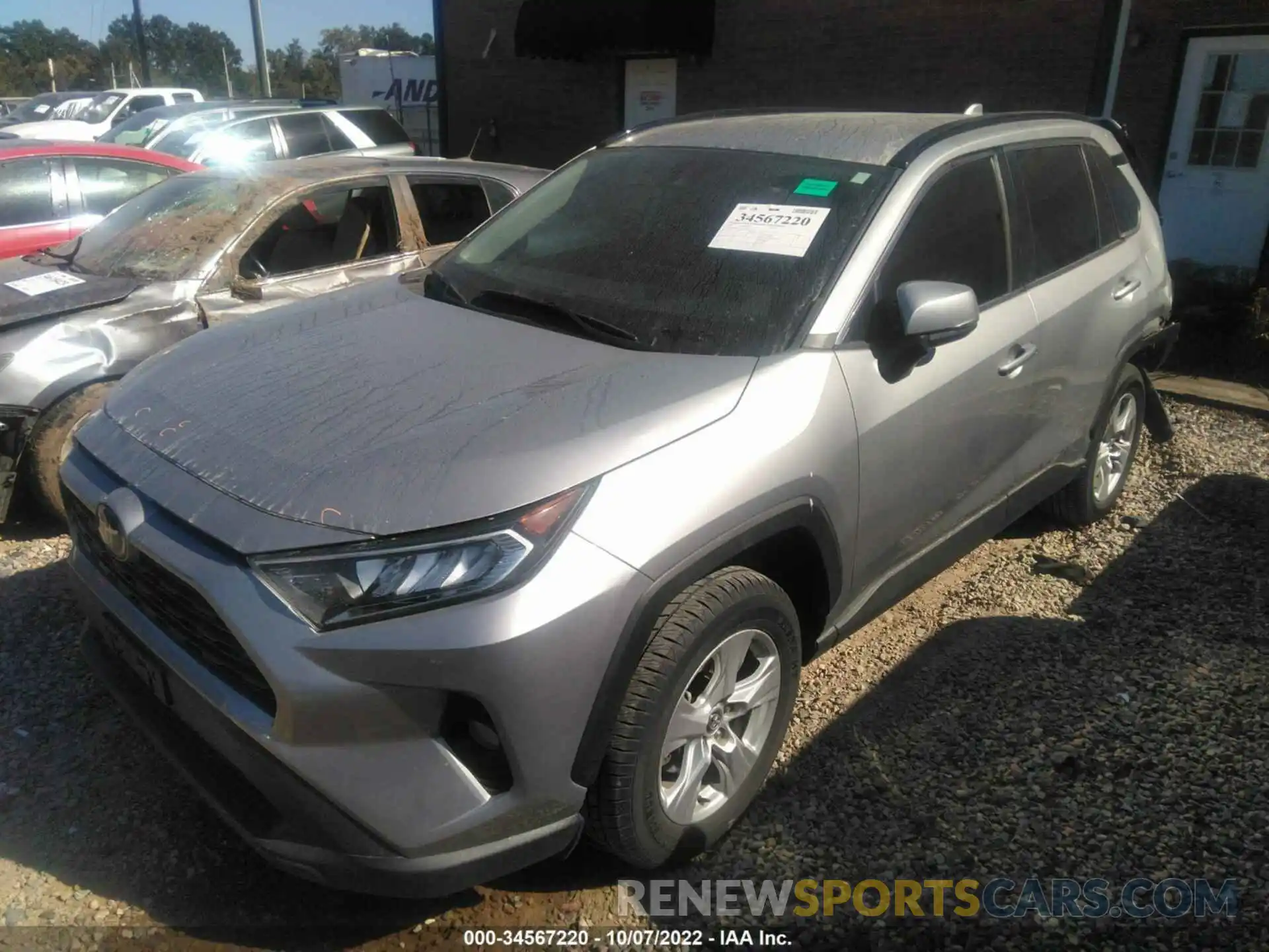 2 Photograph of a damaged car 2T3P1RFV2LC078784 TOYOTA RAV4 2020