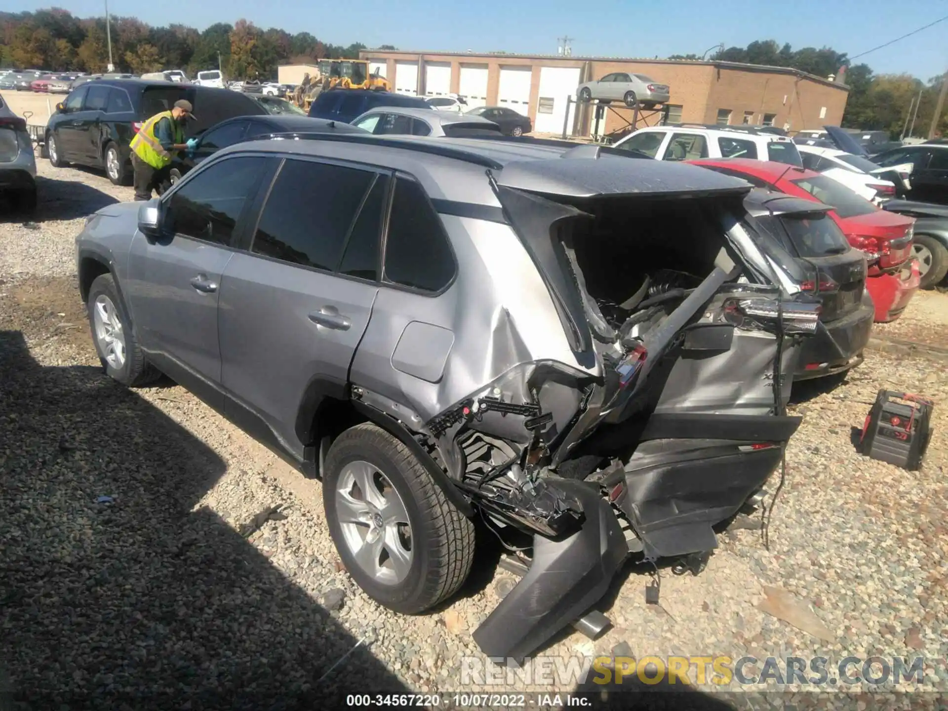 3 Photograph of a damaged car 2T3P1RFV2LC078784 TOYOTA RAV4 2020