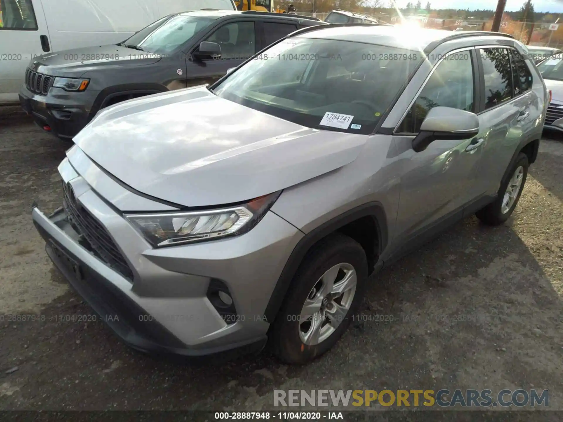 2 Photograph of a damaged car 2T3P1RFV2LC085086 TOYOTA RAV4 2020