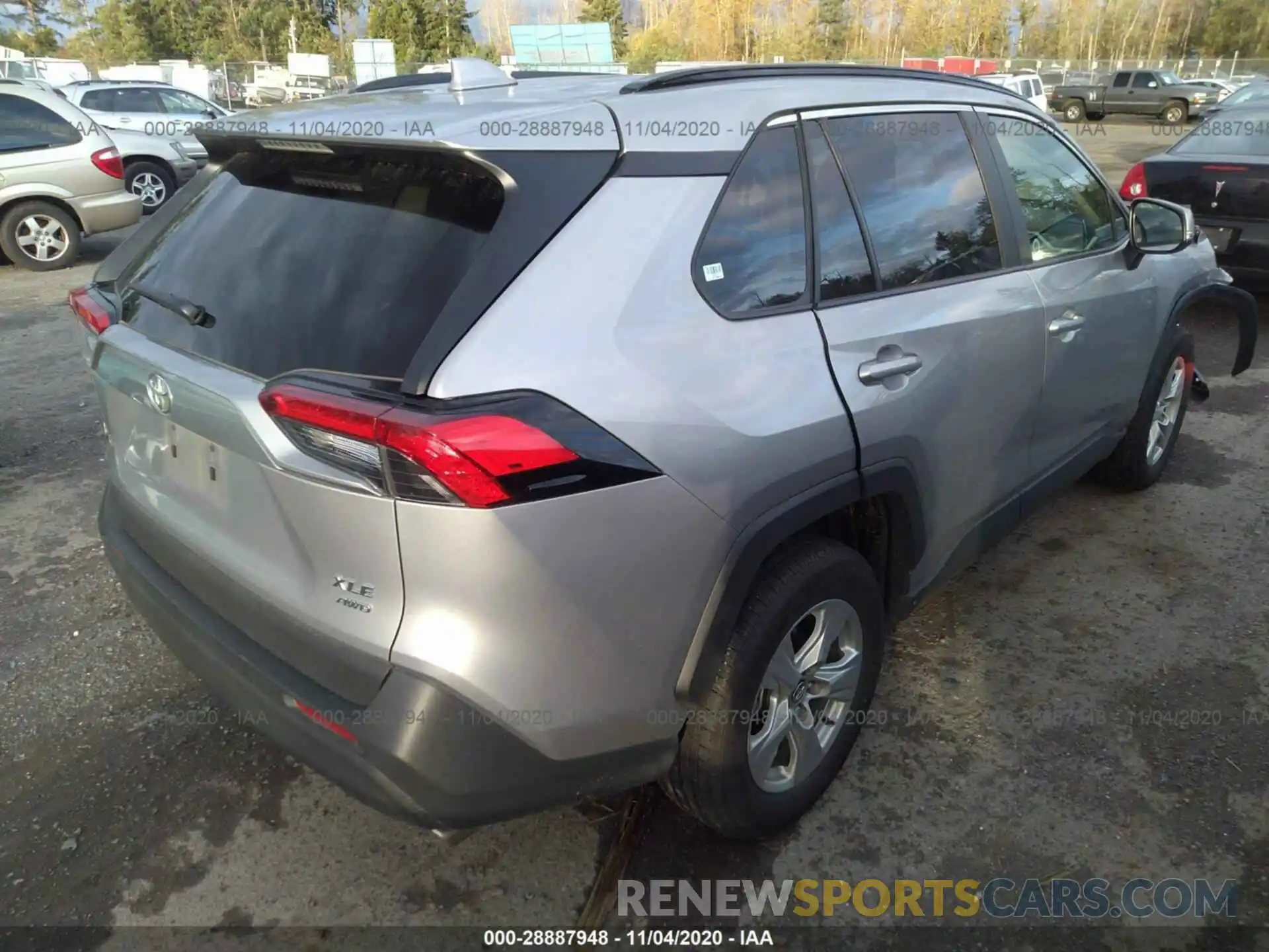 4 Photograph of a damaged car 2T3P1RFV2LC085086 TOYOTA RAV4 2020