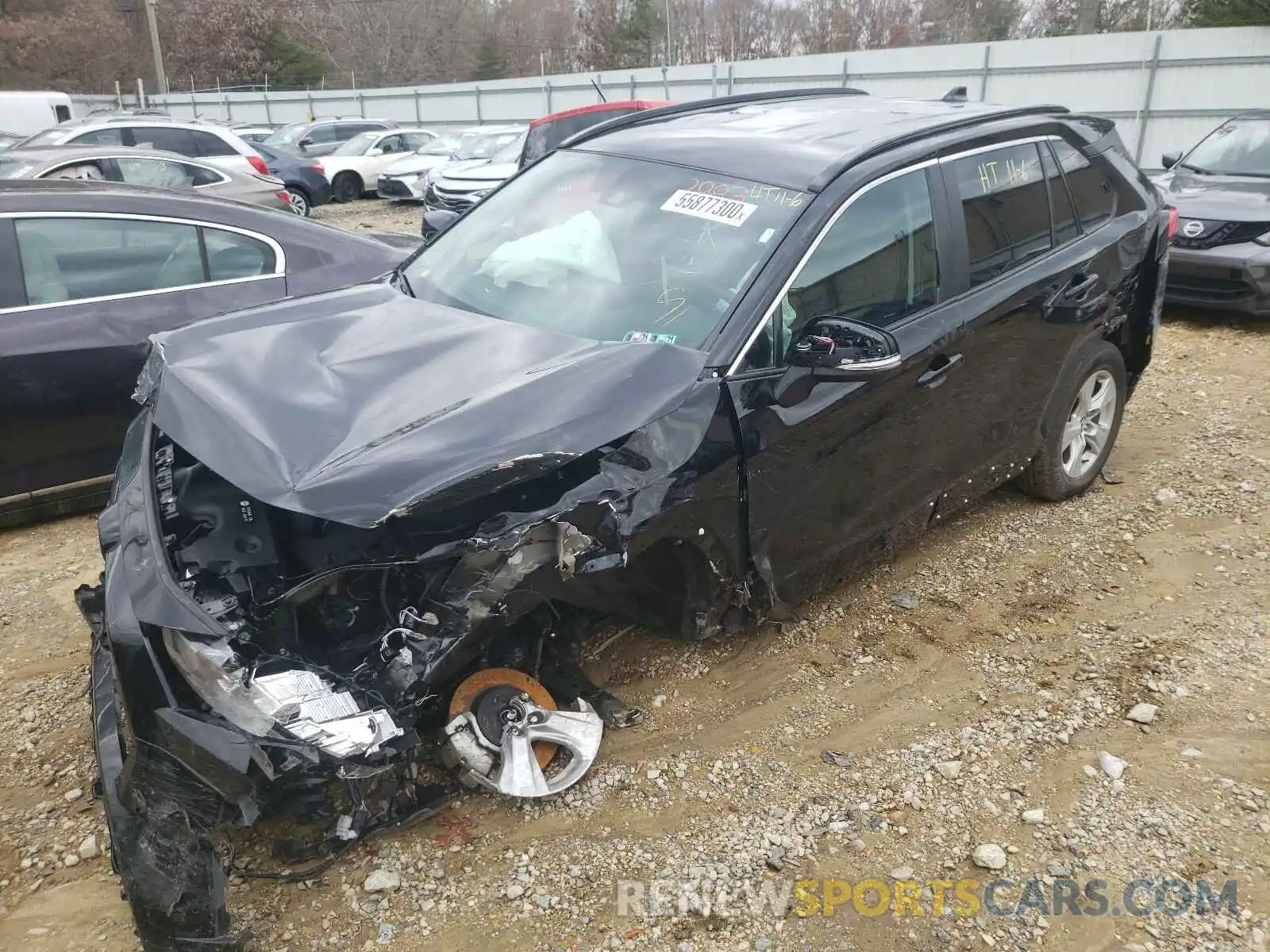 2 Photograph of a damaged car 2T3P1RFV2LC099652 TOYOTA RAV4 2020