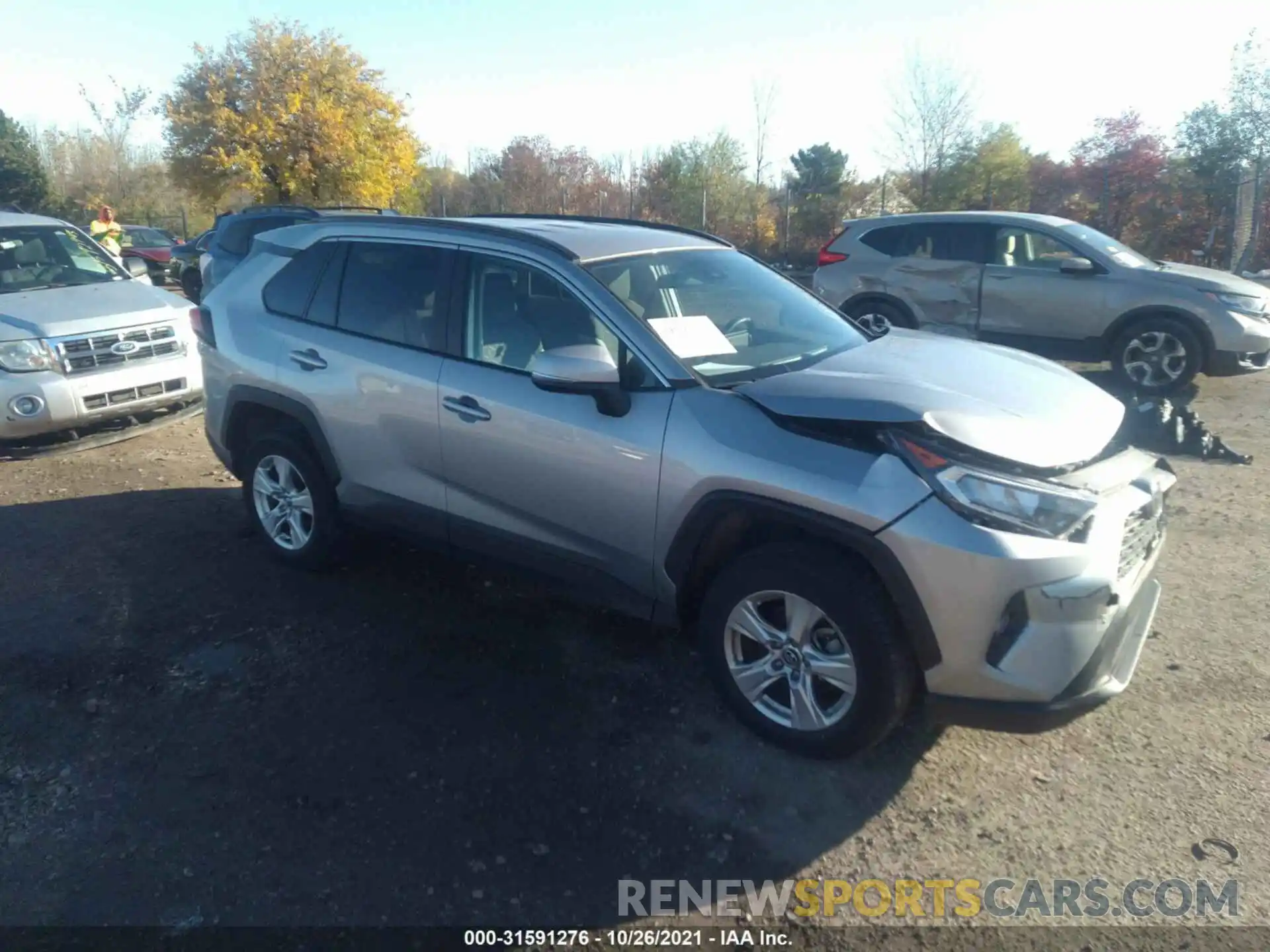 1 Photograph of a damaged car 2T3P1RFV2LC102825 TOYOTA RAV4 2020