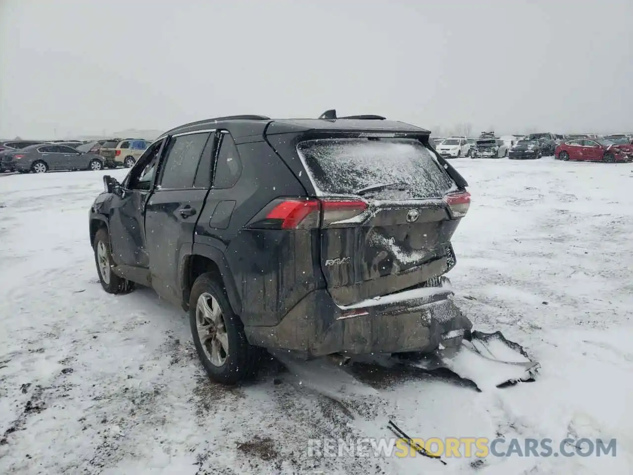 3 Photograph of a damaged car 2T3P1RFV2LC121486 TOYOTA RAV4 2020