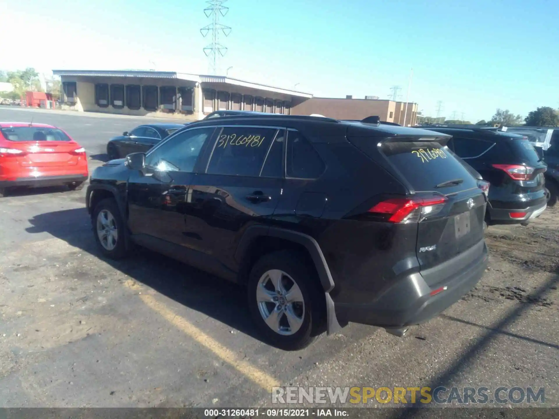 3 Photograph of a damaged car 2T3P1RFV2LW100345 TOYOTA RAV4 2020