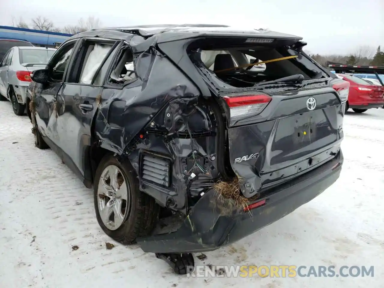 3 Photograph of a damaged car 2T3P1RFV2LW109384 TOYOTA RAV4 2020