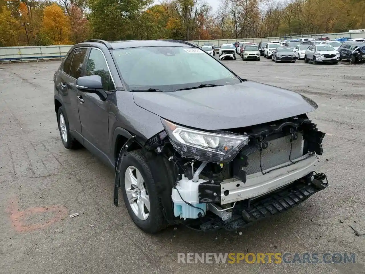 1 Photograph of a damaged car 2T3P1RFV3LC066224 TOYOTA RAV4 2020