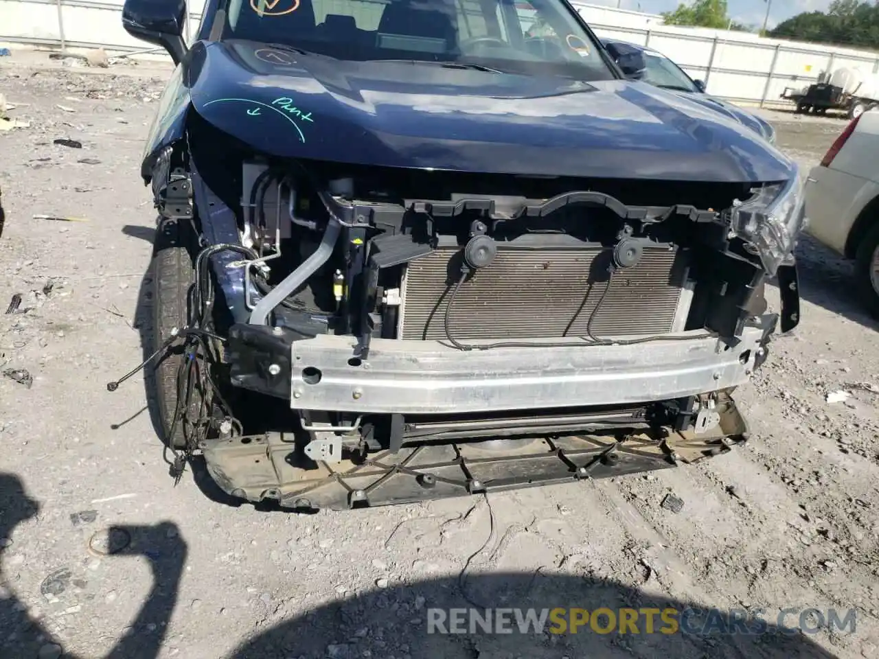 9 Photograph of a damaged car 2T3P1RFV3LC080821 TOYOTA RAV4 2020