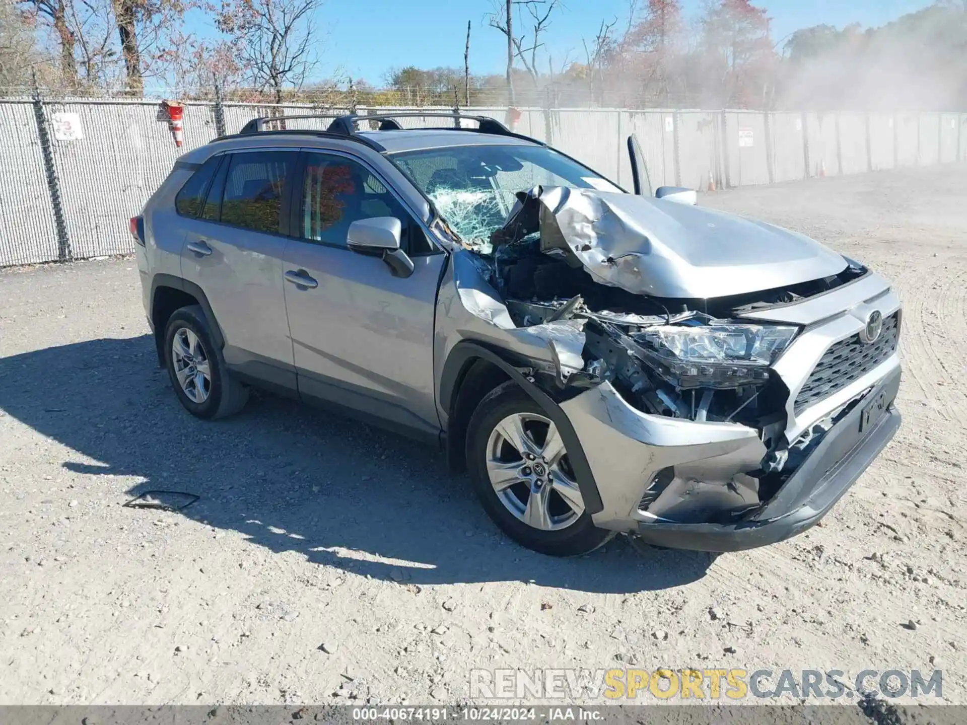 1 Photograph of a damaged car 2T3P1RFV3LC083864 TOYOTA RAV4 2020