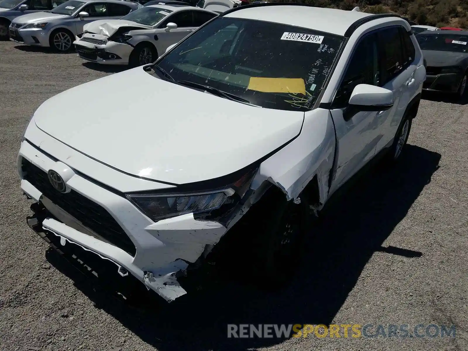 2 Photograph of a damaged car 2T3P1RFV3LC090538 TOYOTA RAV4 2020