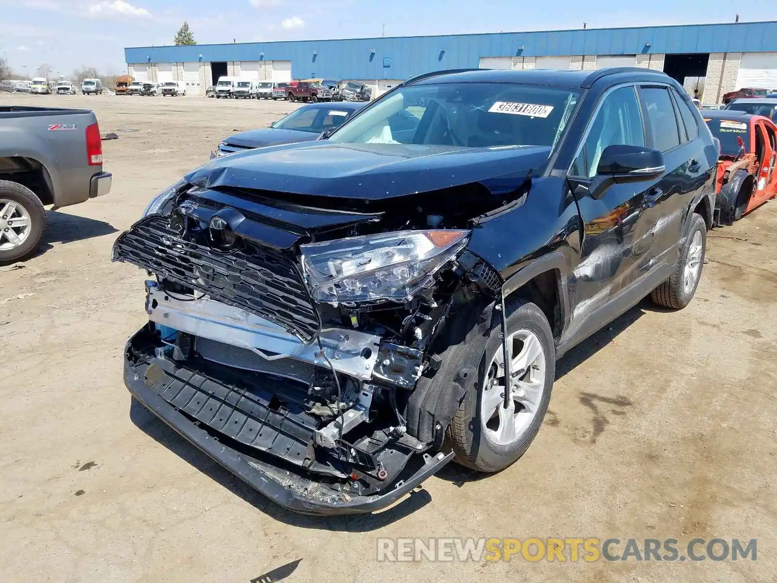 2 Photograph of a damaged car 2T3P1RFV3LC097621 TOYOTA RAV4 2020