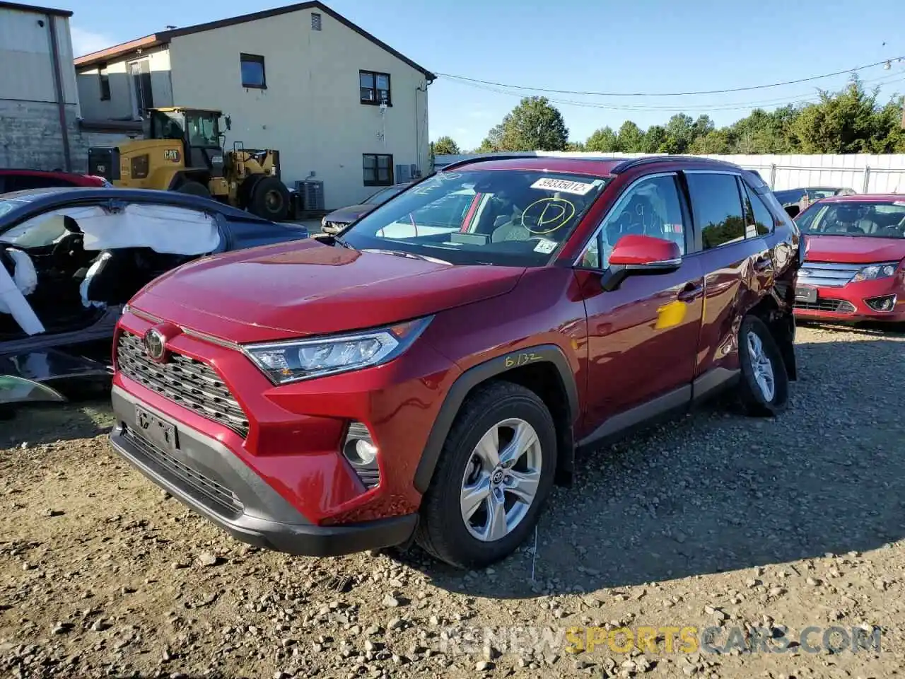 2 Photograph of a damaged car 2T3P1RFV3LW092532 TOYOTA RAV4 2020