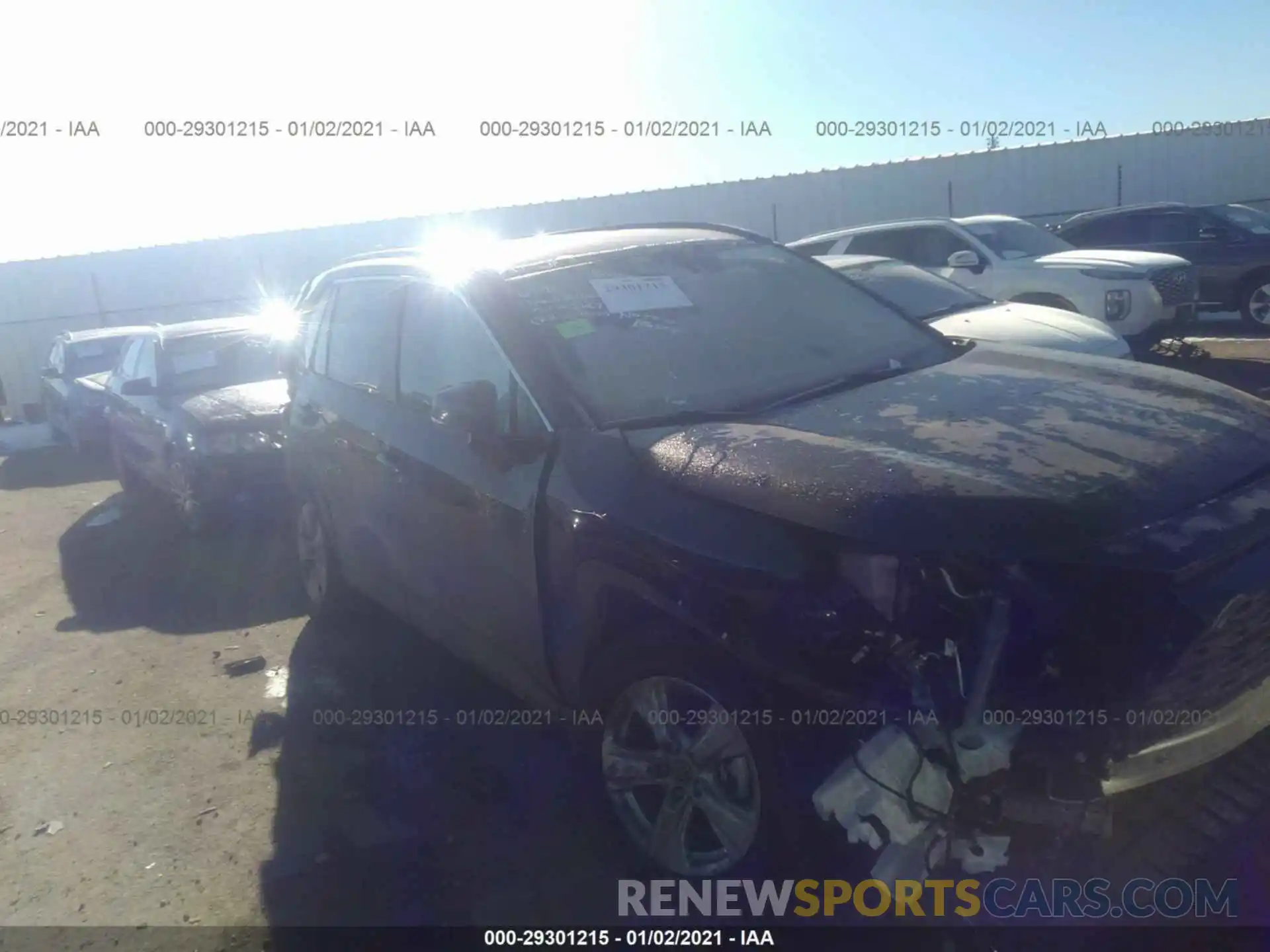 6 Photograph of a damaged car 2T3P1RFV4LC082187 TOYOTA RAV4 2020