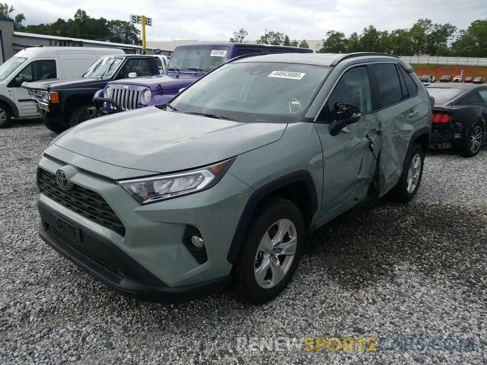 2 Photograph of a damaged car 2T3P1RFV4LC098289 TOYOTA RAV4 2020