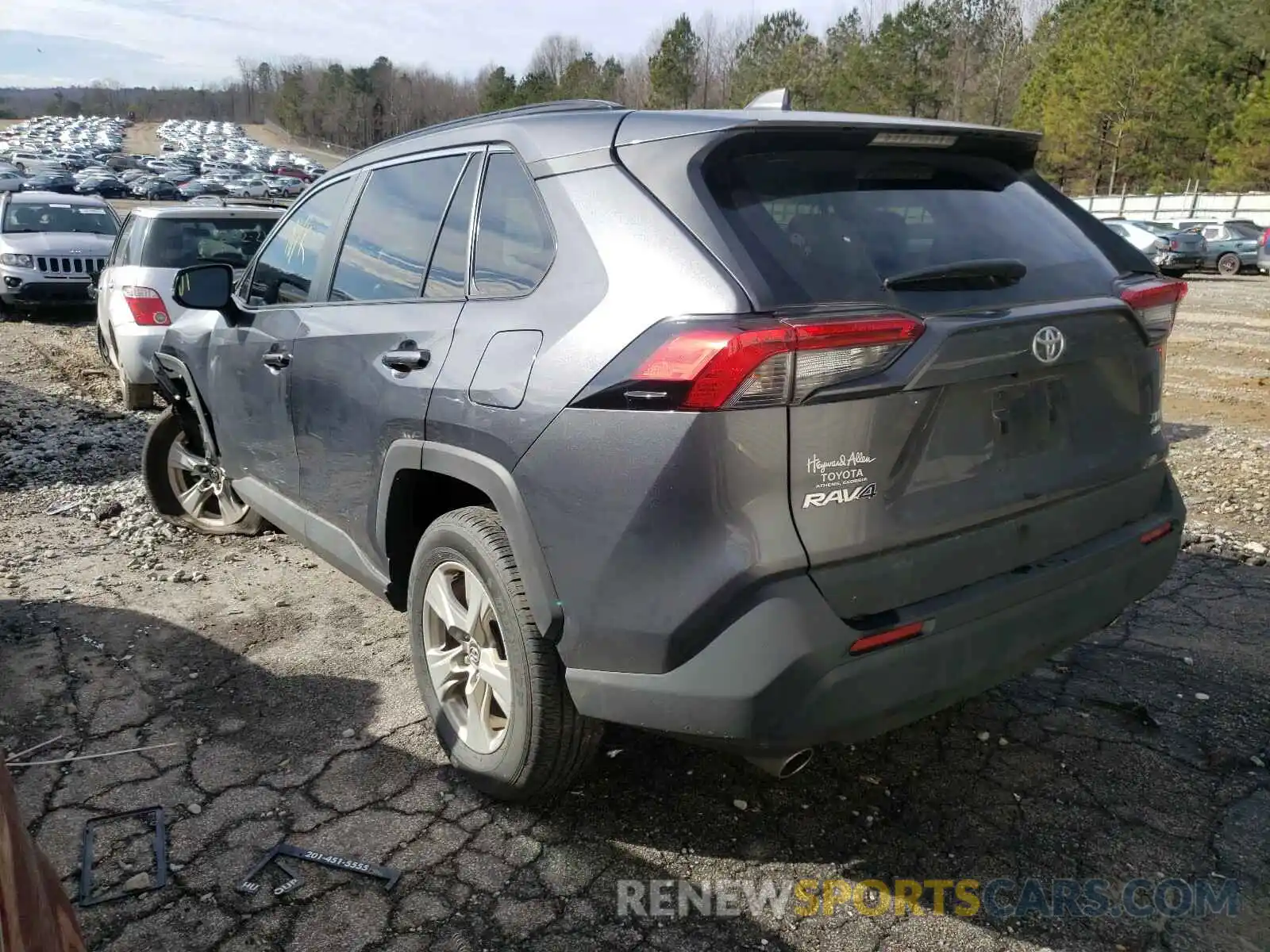 3 Photograph of a damaged car 2T3P1RFV4LC118198 TOYOTA RAV4 2020