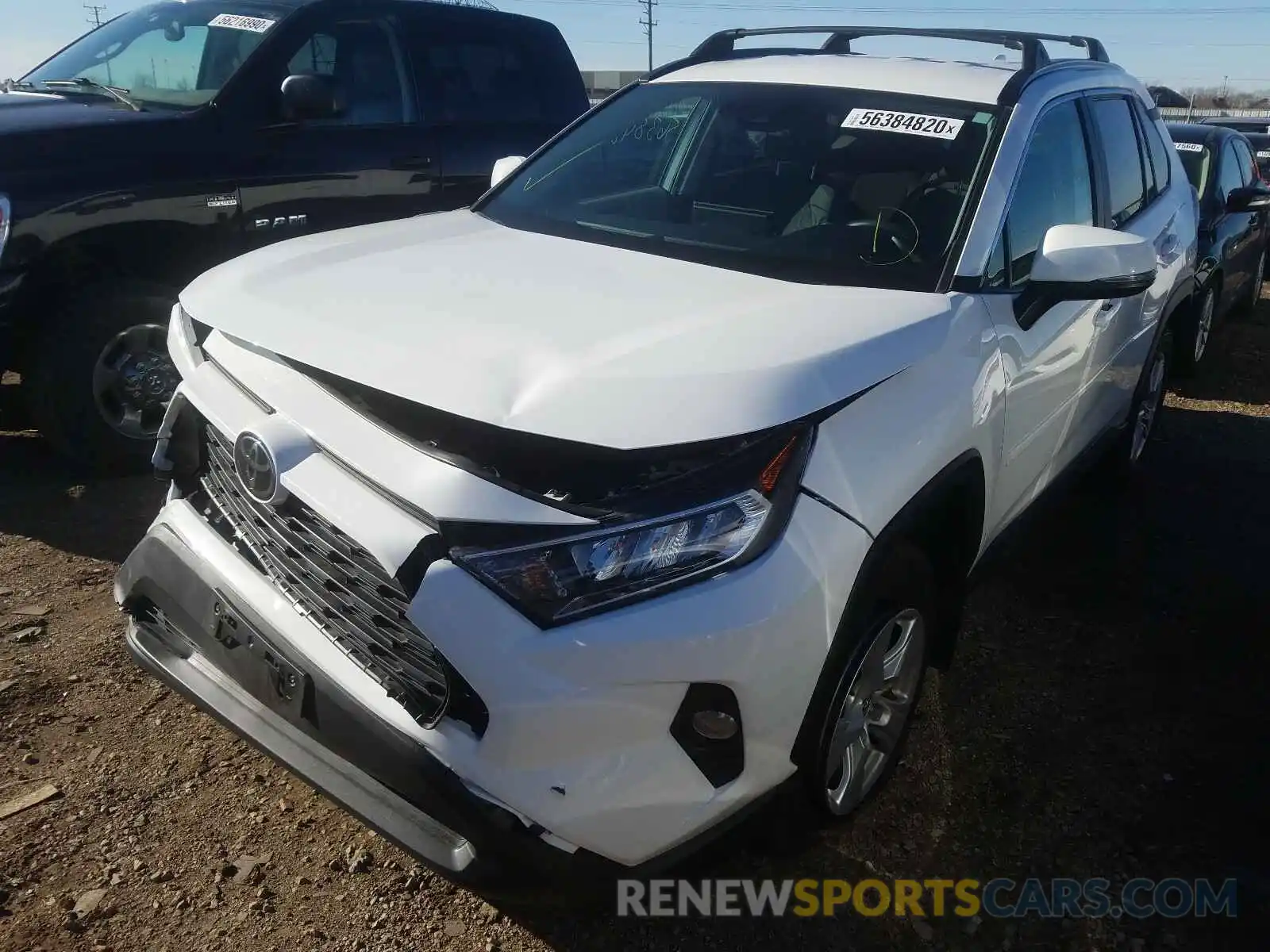 2 Photograph of a damaged car 2T3P1RFV4LW091437 TOYOTA RAV4 2020