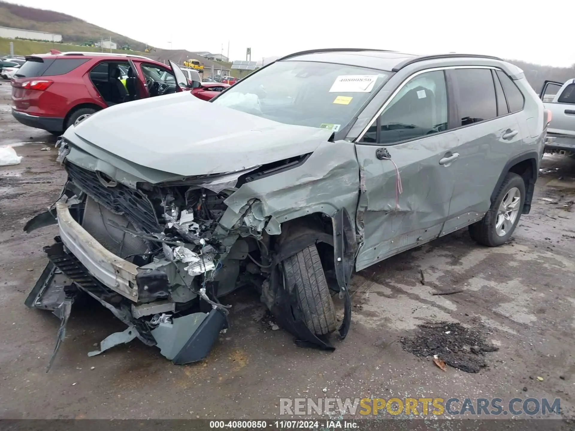 2 Photograph of a damaged car 2T3P1RFV4LW103022 TOYOTA RAV4 2020