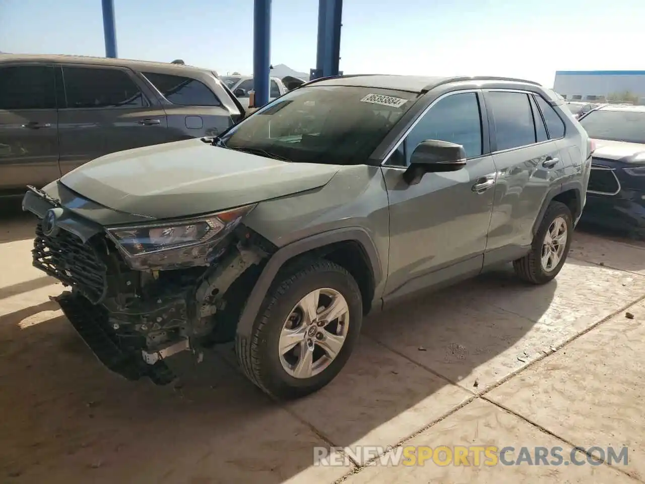 1 Photograph of a damaged car 2T3P1RFV5LC099466 TOYOTA RAV4 2020