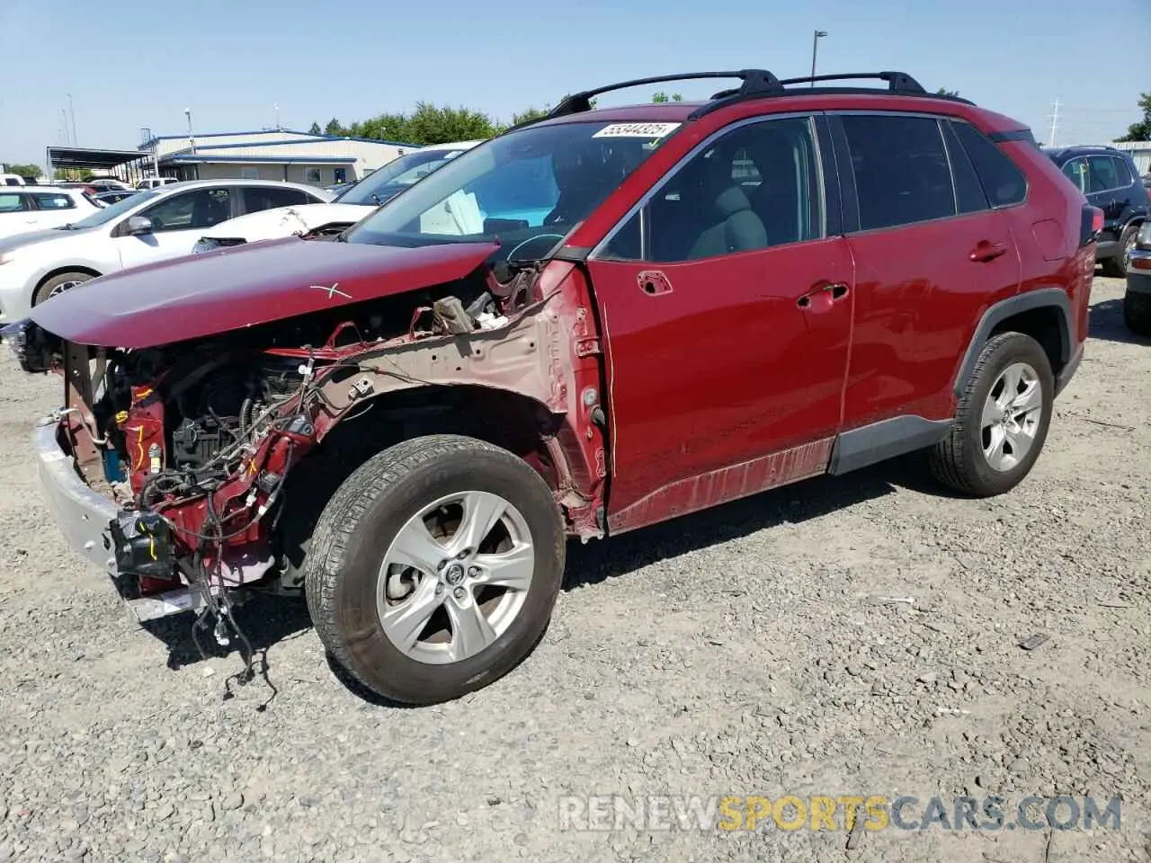 1 Photograph of a damaged car 2T3P1RFV5LC103113 TOYOTA RAV4 2020