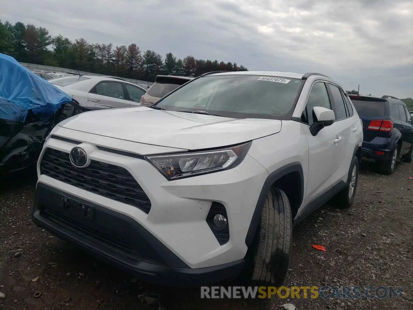 2 Photograph of a damaged car 2T3P1RFV5LC140808 TOYOTA RAV4 2020