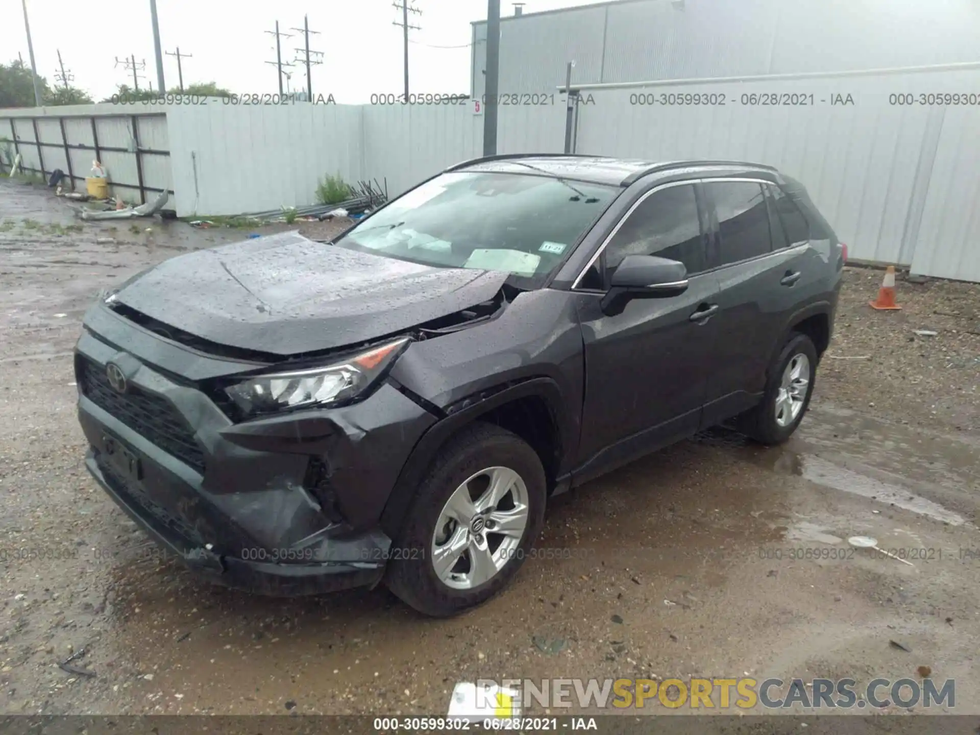 2 Photograph of a damaged car 2T3P1RFV6LC076049 TOYOTA RAV4 2020