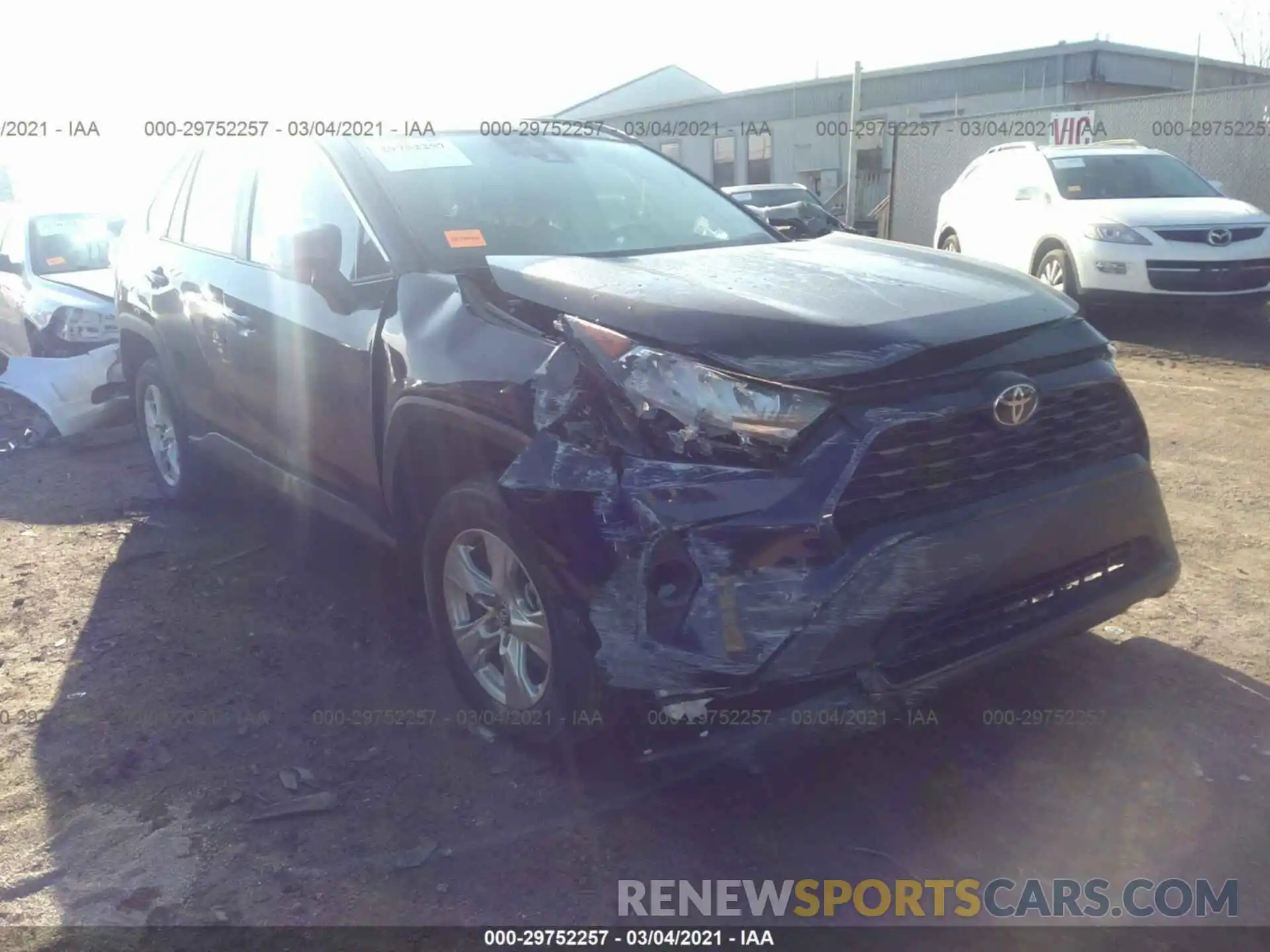 1 Photograph of a damaged car 2T3P1RFV6LC076701 TOYOTA RAV4 2020